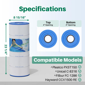 TOREAD TRF-8316 compatibility with Hayward CCX1500 for easy part swaps