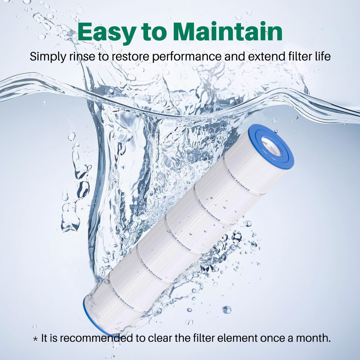 TOREAD PCC130 filter compatibility chart indicates model reach