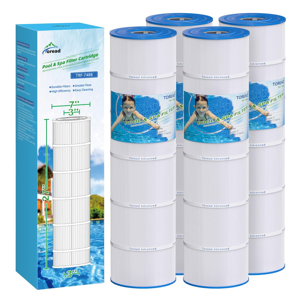 TOREAD PJAN115 filter-assembly compatible with 115 sq ft cartridges for reliable pool filtration