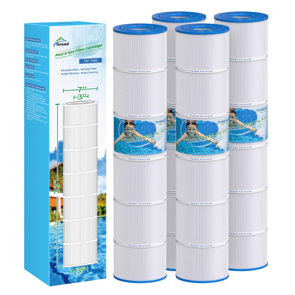 TOREAD PJAN145 front view showing a compatible pool filter cartridge for reliable filtration