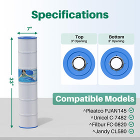 TOREAD PJAN145 side view highlighting reinforced structure for stronger filtration