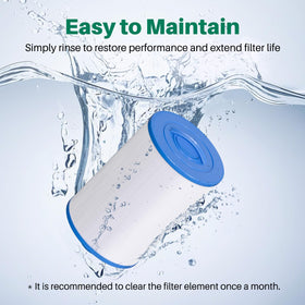 TOREAD PWW50P3 spa filter visual 5: 50 sq ft filtration area