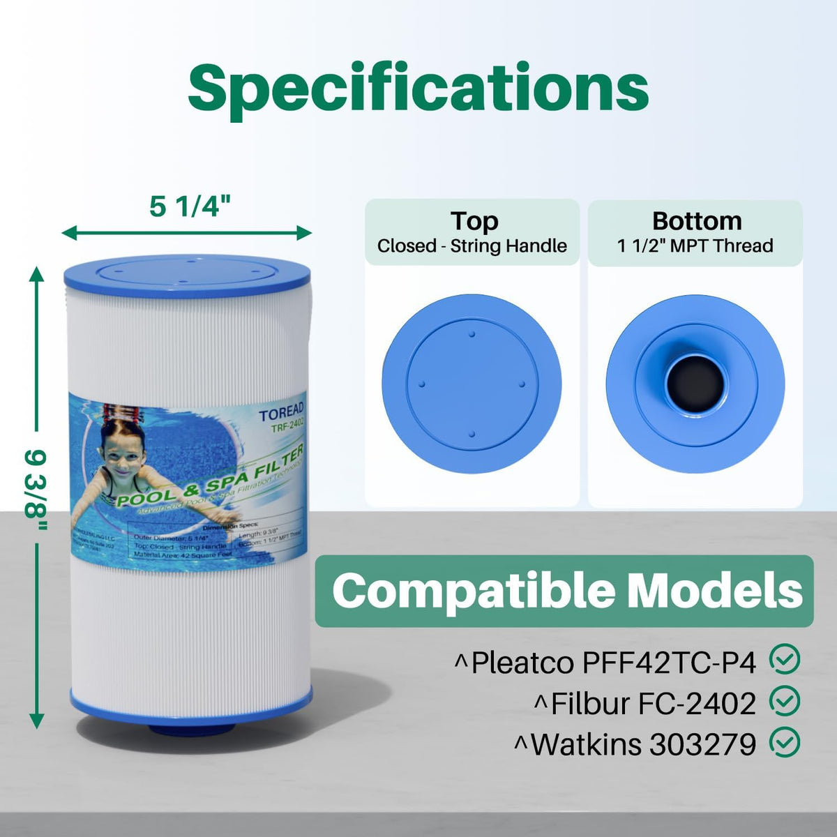 TOREAD TRF-2402 assembly showing reinforced core for durability.