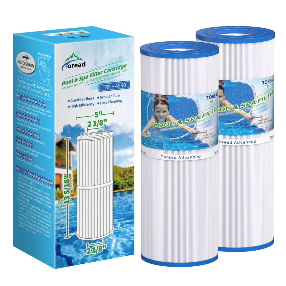 TOREAD TRF-4950 spa filter pack-2 for clean spa water.