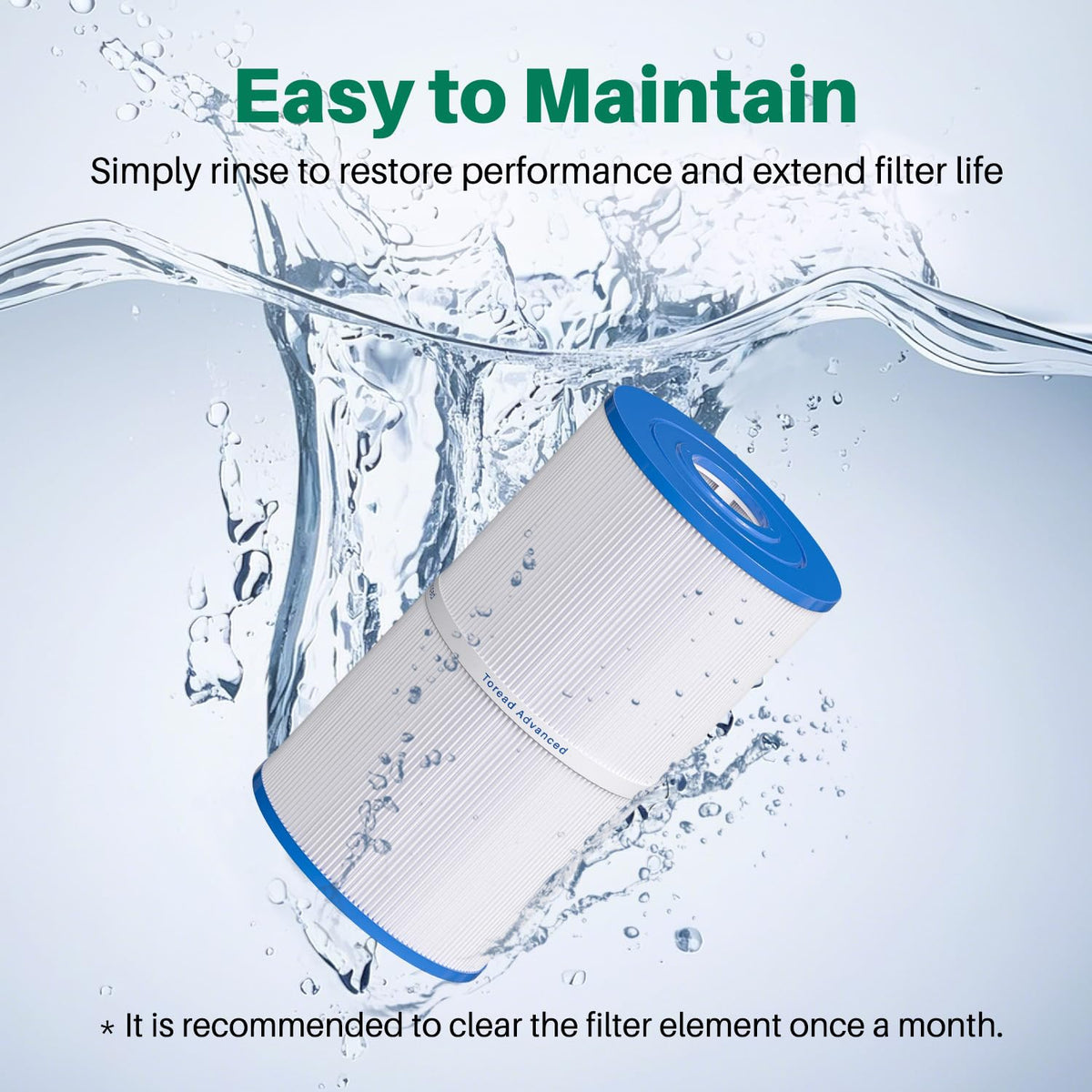 TOREAD TRF-6430 easy-clean design highlights simple maintenance routine