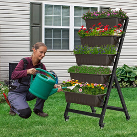 TOREVSIOR easy assembly vertical garden in a compact footprint