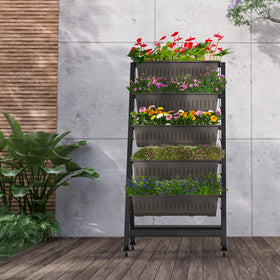 TOREVSIOR vertical garden setup for both outdoor and indoor use