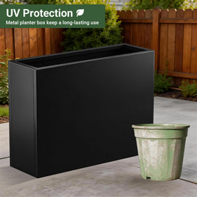 Toriexon planter with drainage holes preventing overwatering