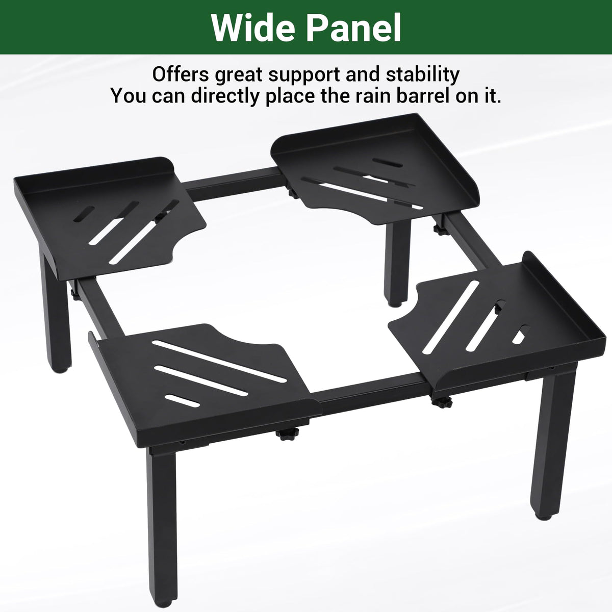 Toriexon wide reinforced platform base for stable weight distribution