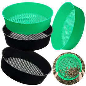 TORINALITAL garden sifter four-pack for rapid soil screening