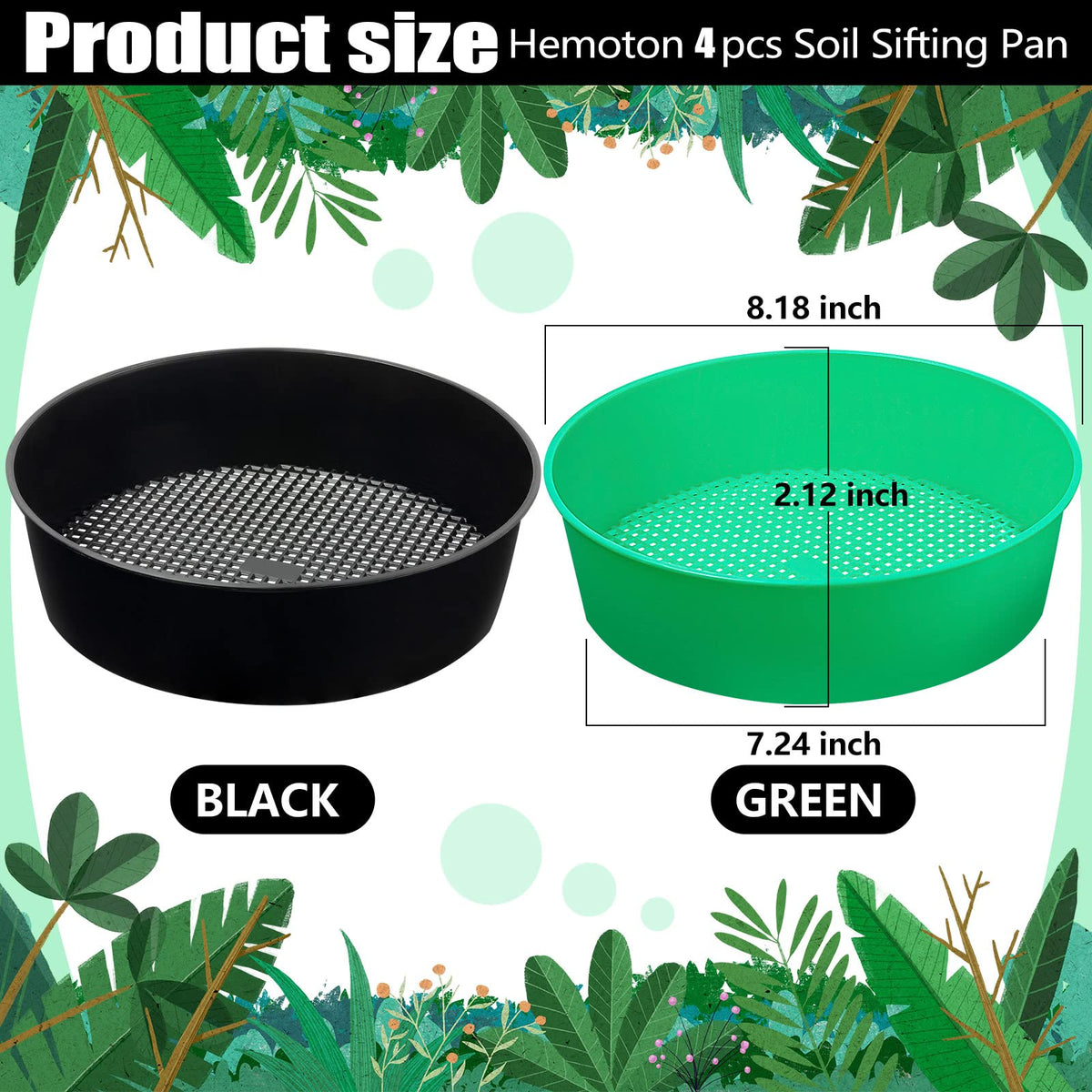 TORINALITAL round sieve close-up, durable ABS plastic for long-lasting use
