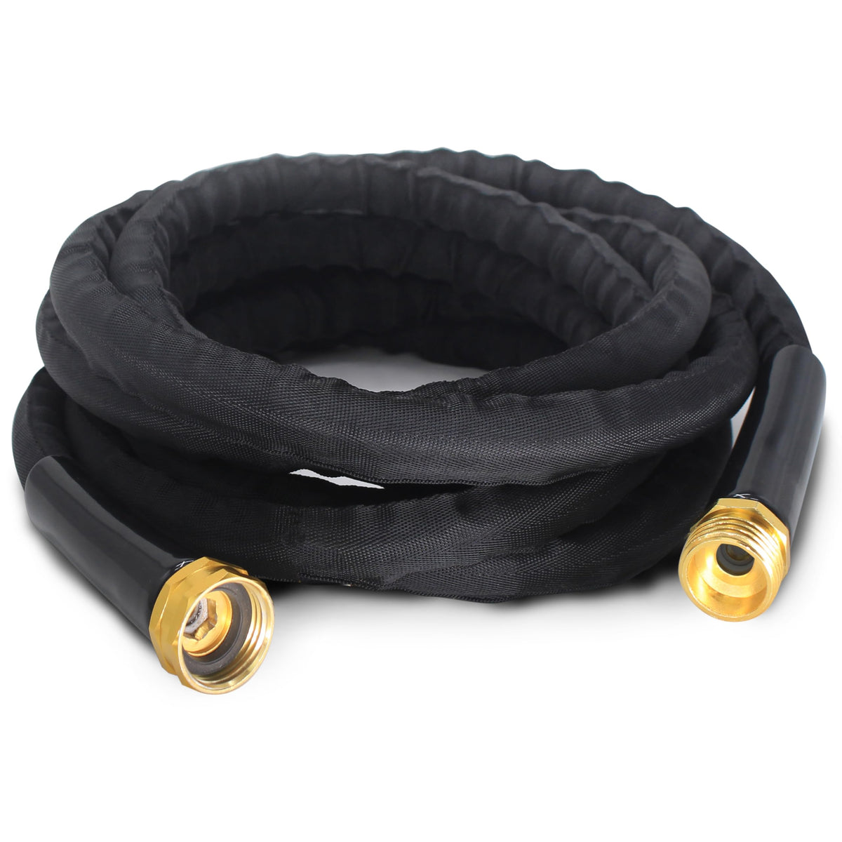 Torioweg 15FT garden hose compact for patio cleaning and car washing with leak-proof fittings.