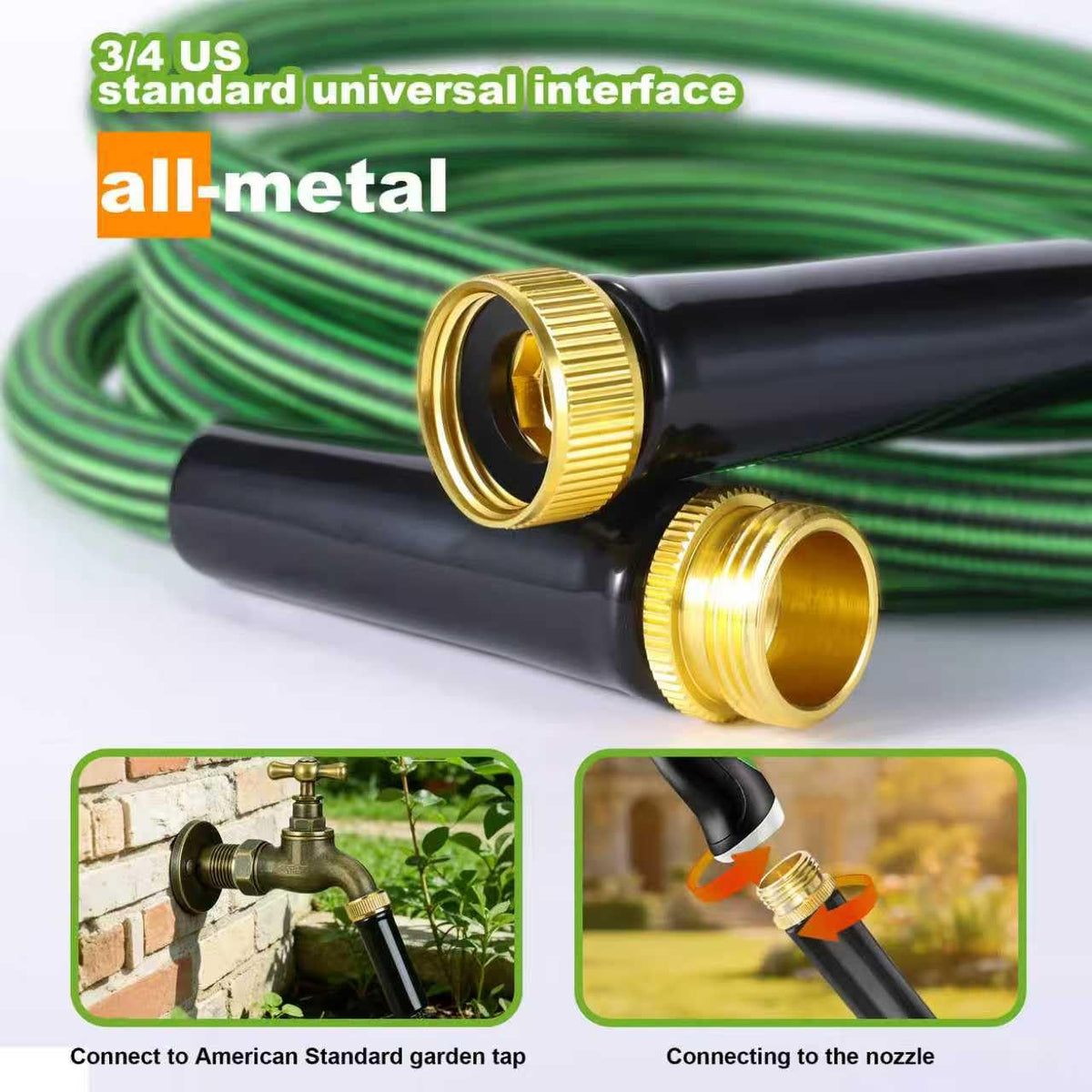 Torioweg lightweight hose enhances portability across the yard.