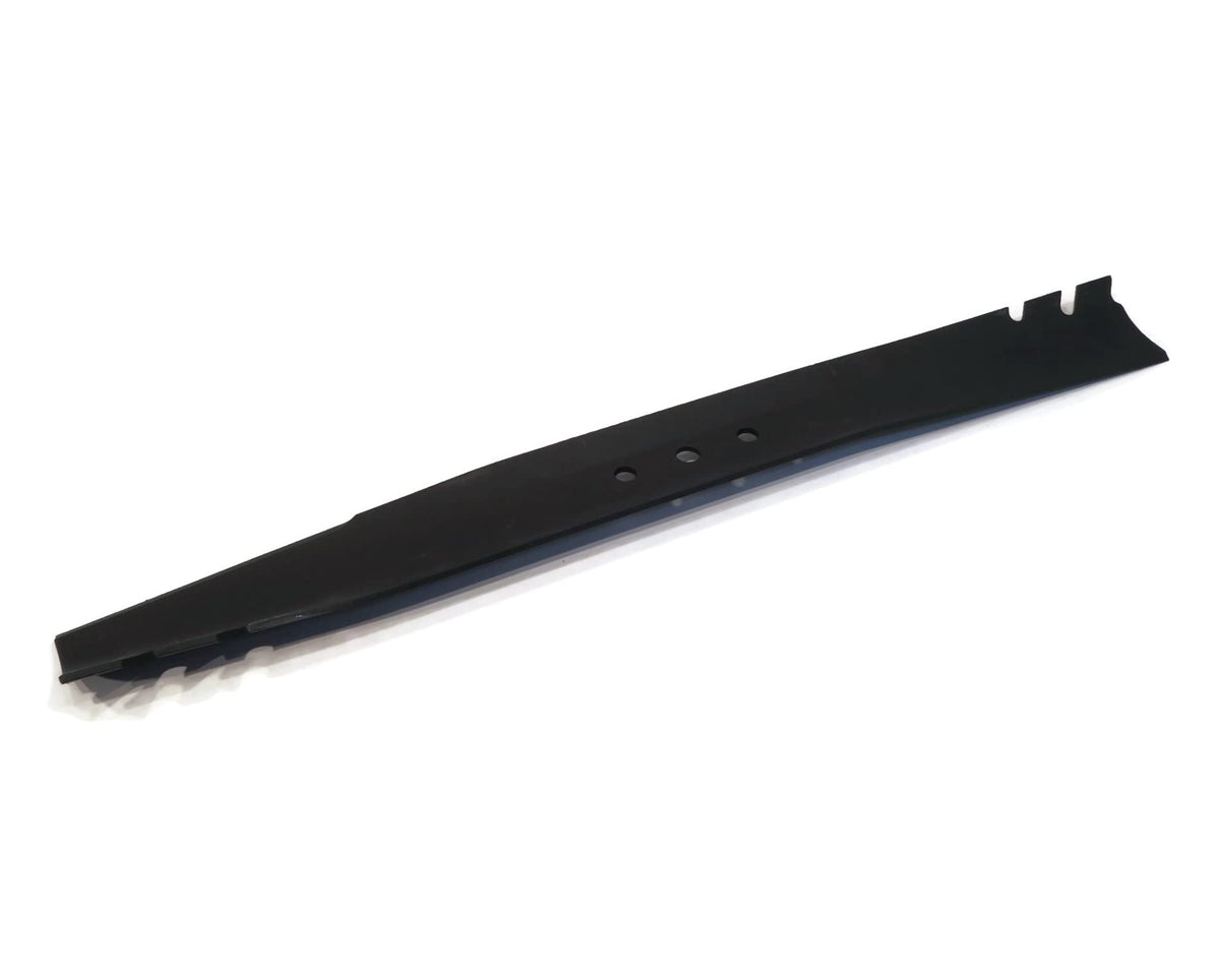 Toro 22-inch Recycler blade display for durable mulching.