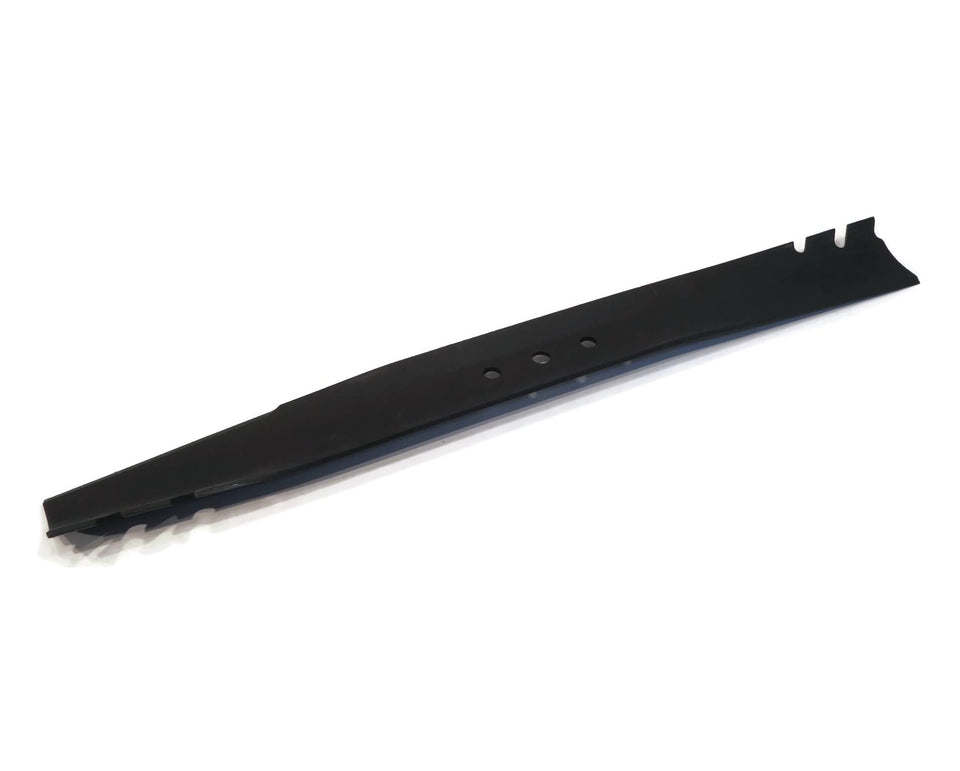 Toro 22-inch Recycler blade display for durable mulching.