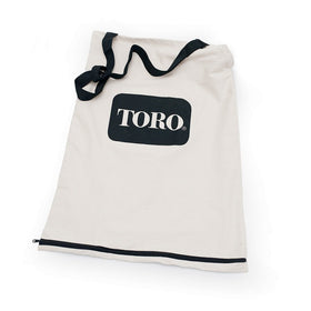 Toro 51503 bottom zip replacement bag in white for quick debris collection
