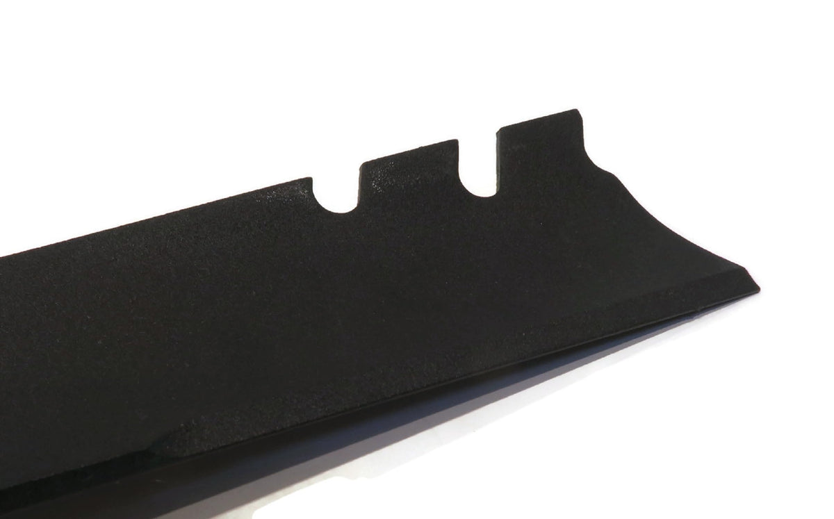 Installation-ready Toro Recycler blade for quick mower maintenance.