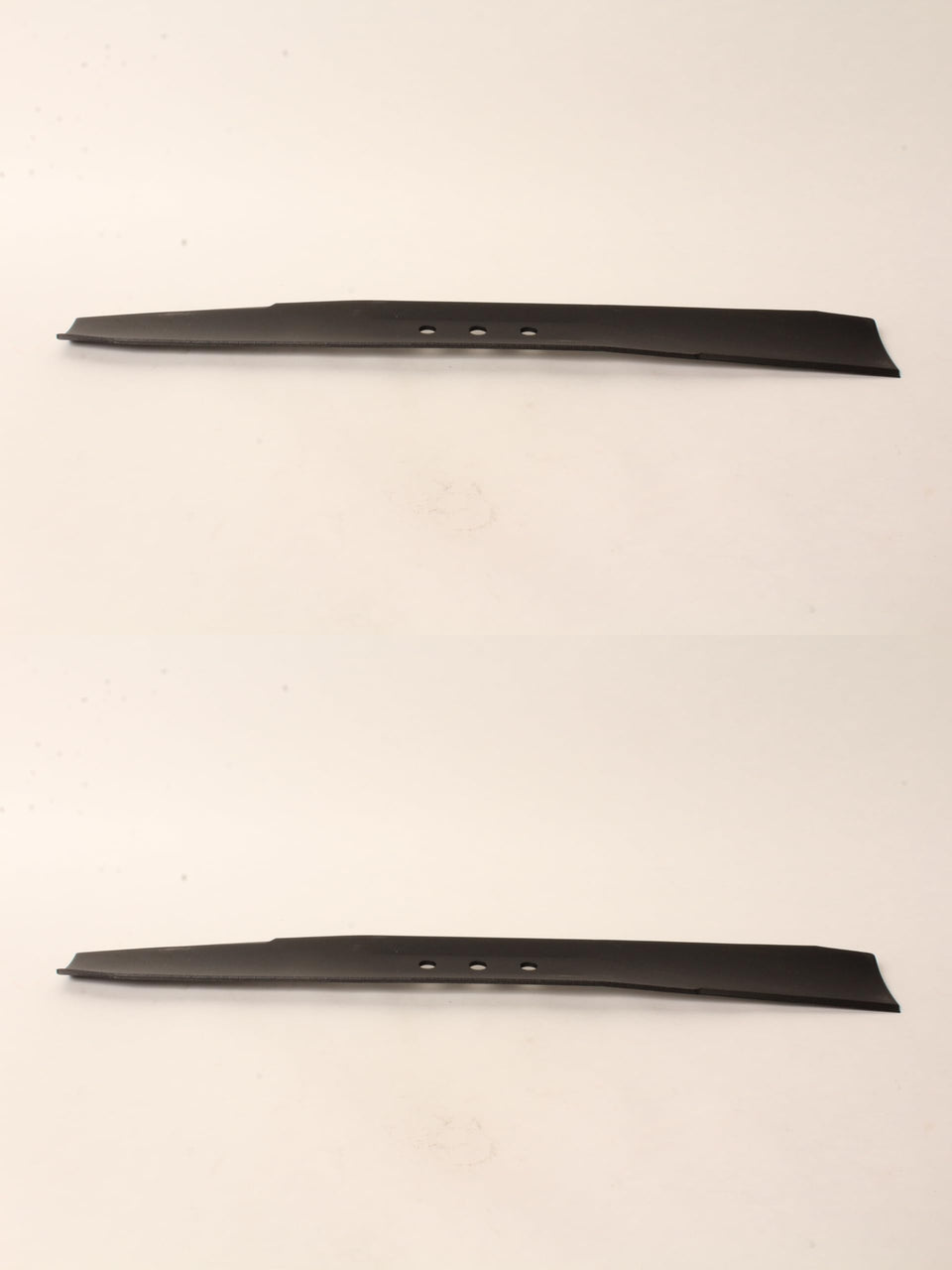 Toro genuine OEM blade 133-8183-03 2-pack close-up showing durable high carbon steel