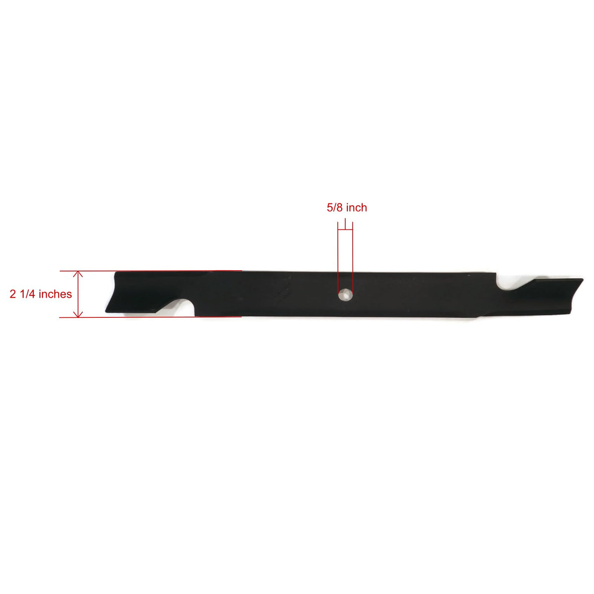 Toro Hi Flo blade edge closeup highlights sharp, even cutting performance.