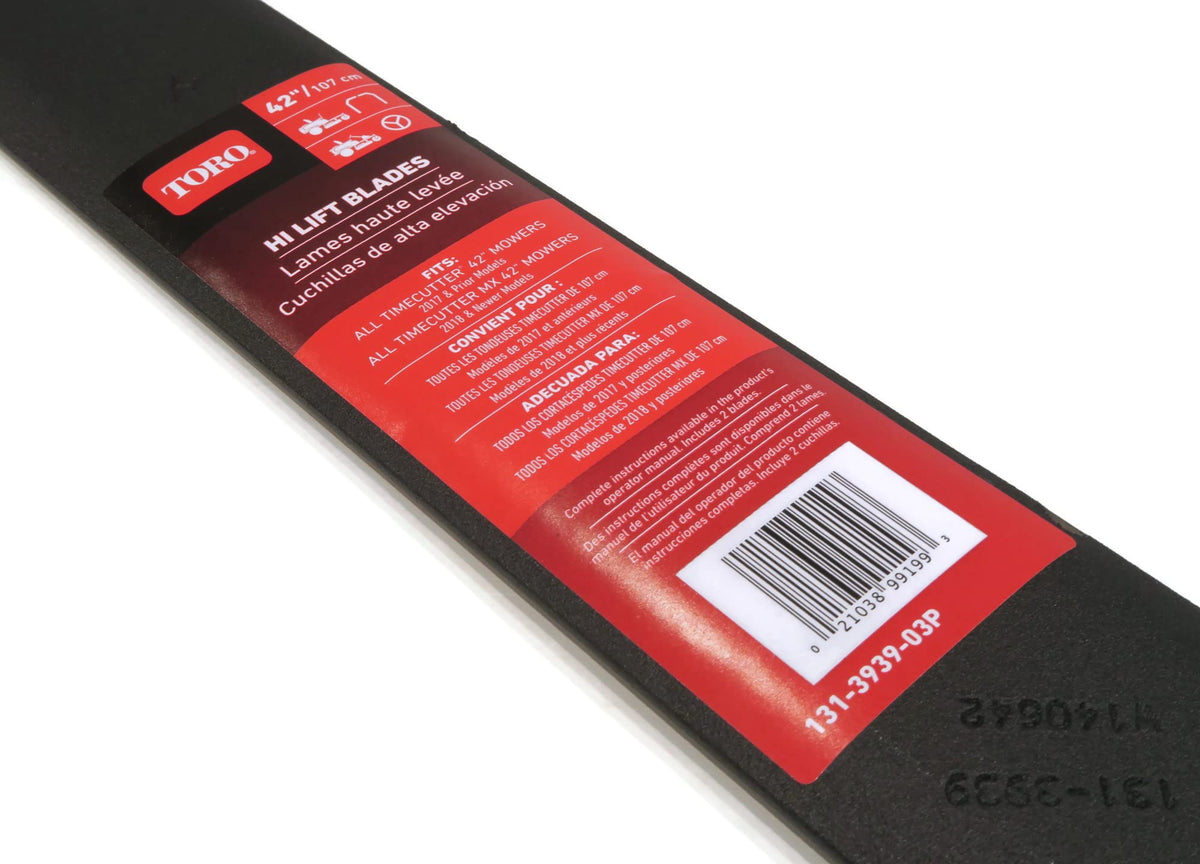 Toro TimeCutter blades durability illustration for long-lasting cutting.