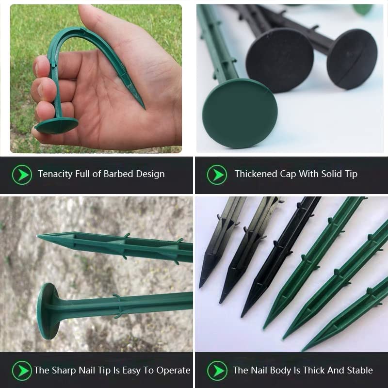 TorSor landscape stake with beard-design grip for easy soil insertion.