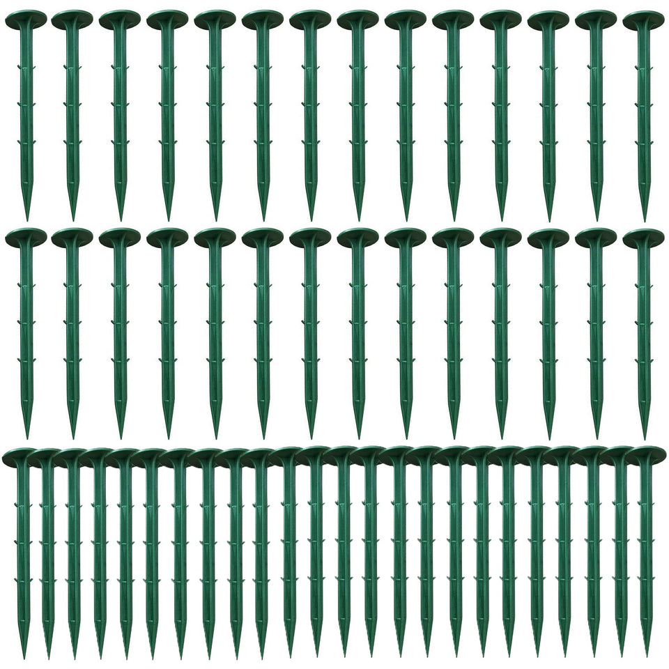 TorSor 16cm black landscape stake with a pointed cone for secure anchoring.