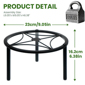 TOSKING adjustable feet ensure stable placement on uneven floors