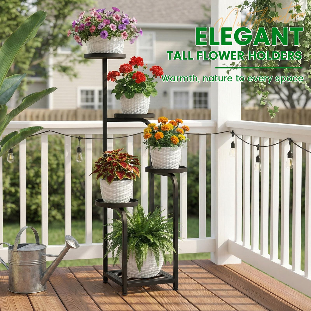 TOSKING bottom grid anchors large pots for stability