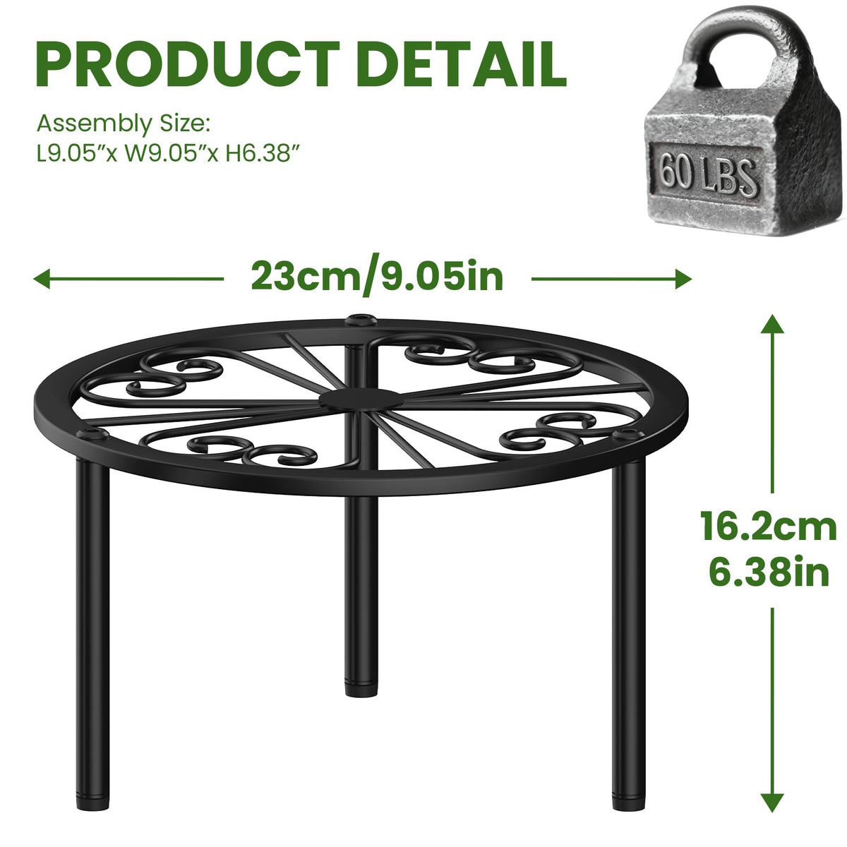 TOSKING adjustable feet close-up, wobble-free stability on any floor.