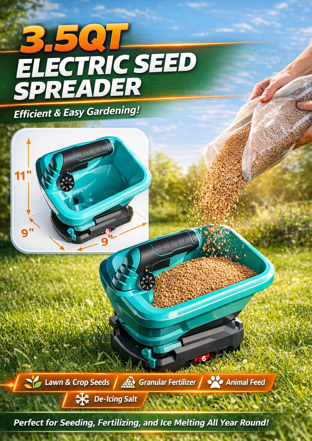 TOSOENPHY 21V spreads evenly across a 16 ft width
