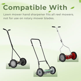 TOSRWGLL SK-2 demonstrates compatibility with Earthwise reel mowers