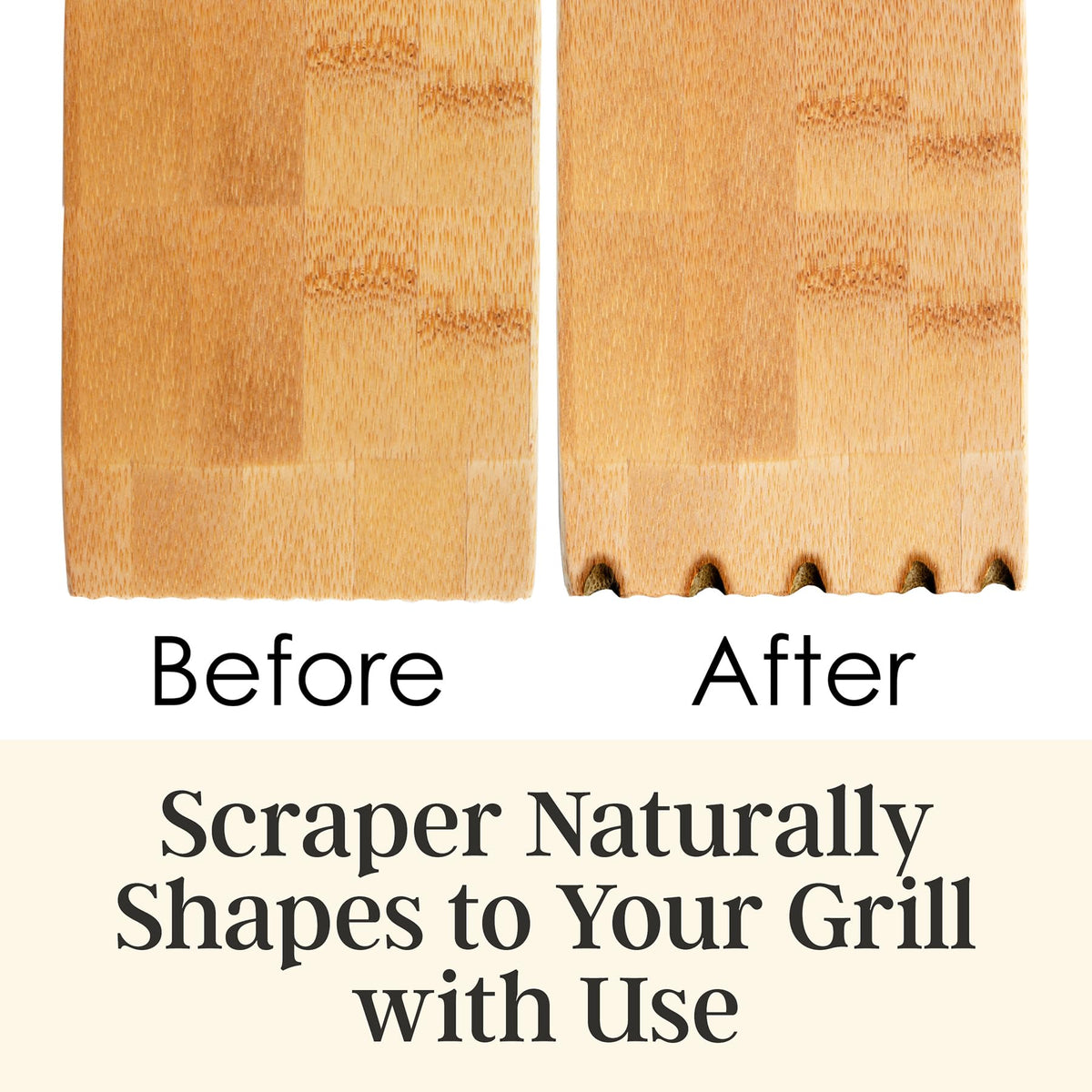 Totally Bamboo bristle-free design reduces risk of bristle contamination