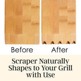 Totally Bamboo bristle-free design reduces risk of bristle contamination