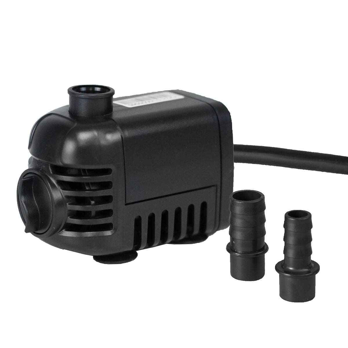 TotalPond 140 GPH pump front view shows compact design ideal for small fountains.