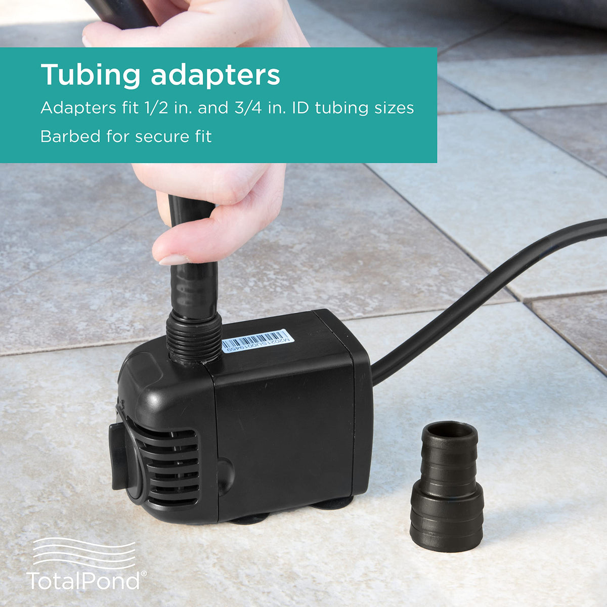 TotalPond 300 GPH with 16-foot cord for flexible placement