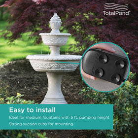 TotalPond 300 GPH adjustable flow control for fine-tuning water display