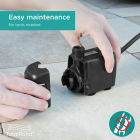 TotalPond 300 GPH max lift up to six feet for larger fountains