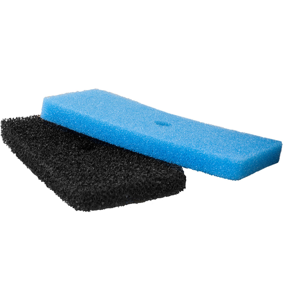 TotalPond replacement pads coarse focus filter pad capturing large debris in a pond filtration setup