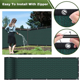 TOTU includes zippers for easy installation without extra tools