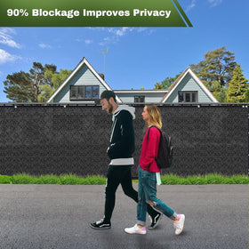 TOTU shade net fabric 170gsm resists fading for long-lasting outdoor privacy.