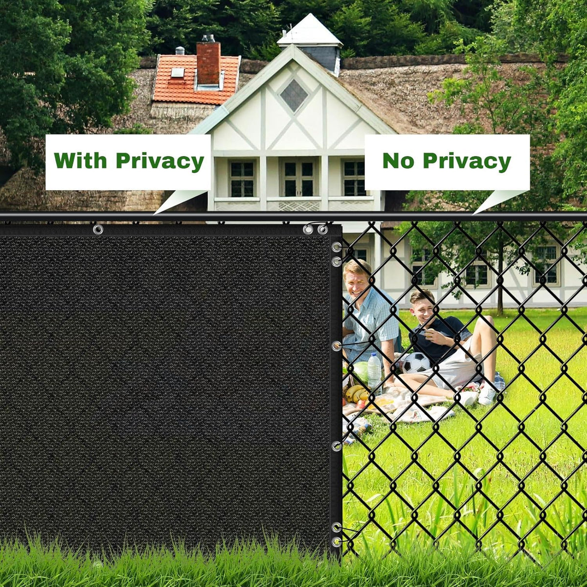 TOTU outdoor privacy screen suits pools, patios, and gardens for a calmer space.