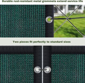 TOTU privacy net comes in multiple sizes to fit balconies and yards