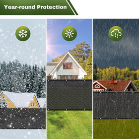 TOTU UV-stabilized HDPE fabric resists sun damage for extended use.