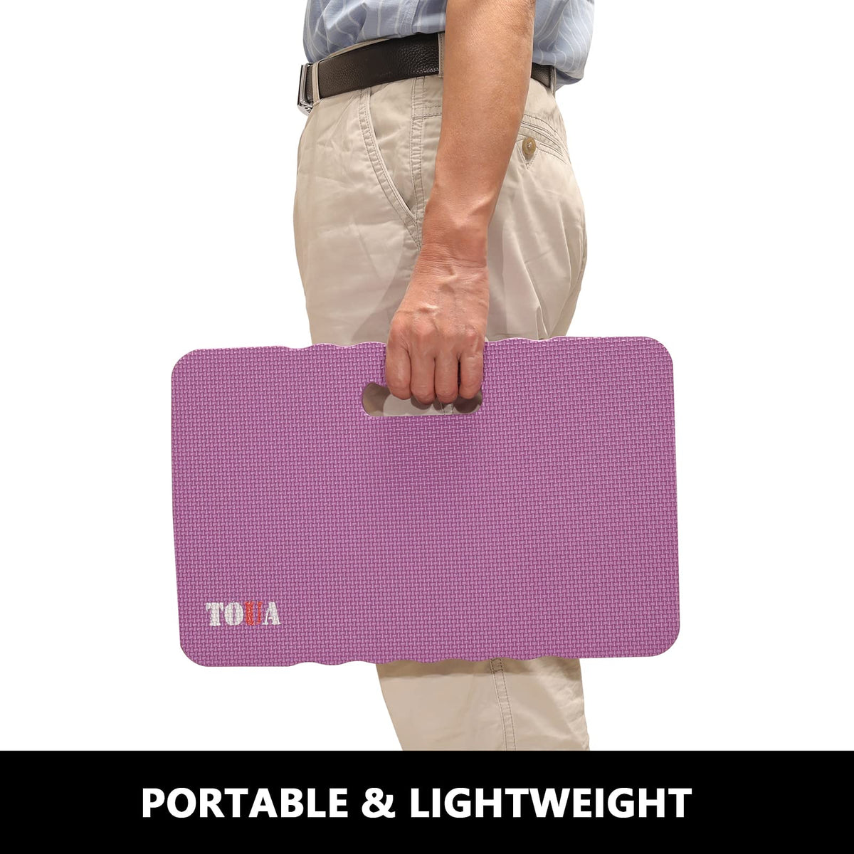 TOUA durable foam resists moisture and dirt for outdoor use