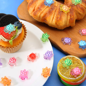 TOUCH TOP 100-piece glow turtles set for crafts and decor