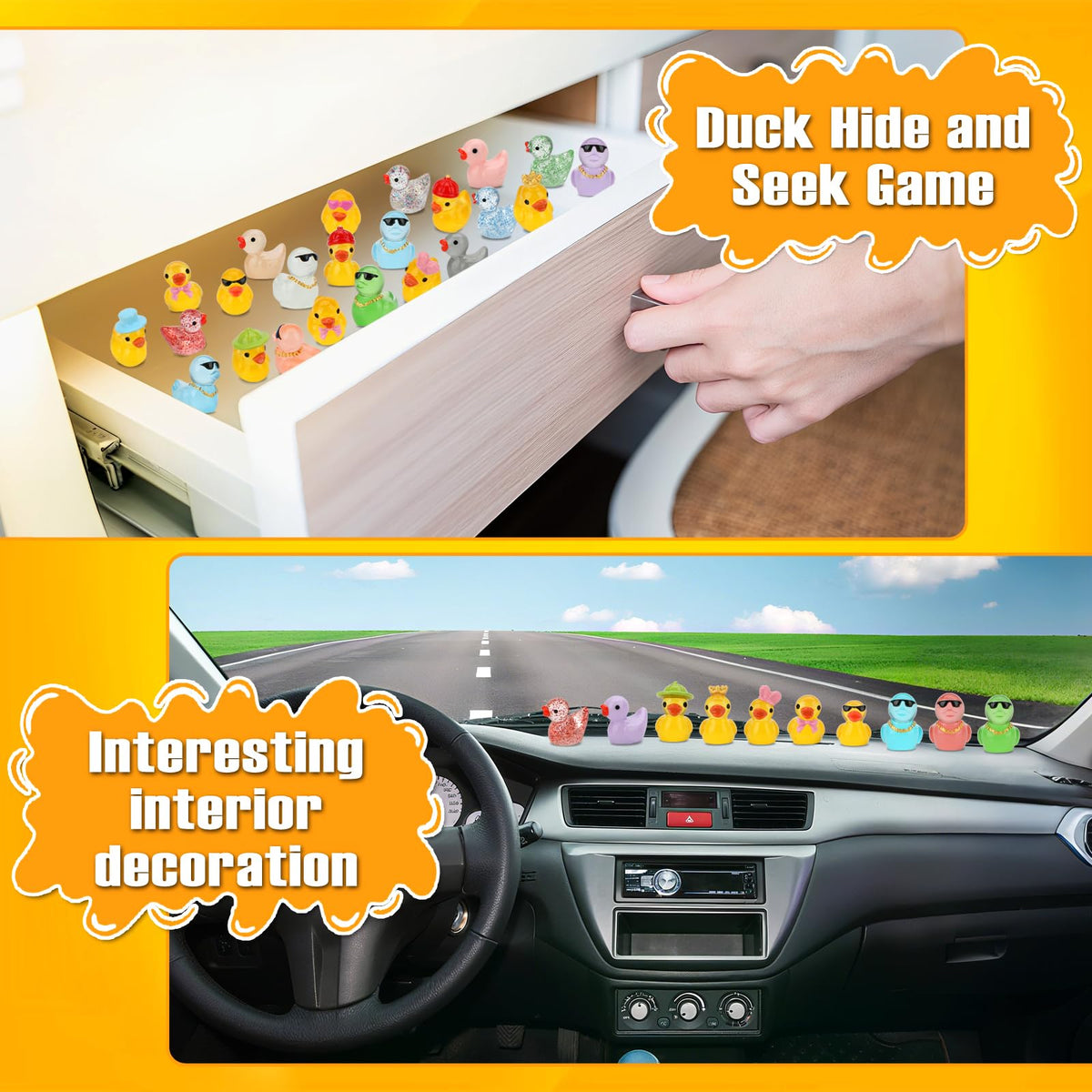 Touch Top ducks endure humid setups in aquariums and terrariums.