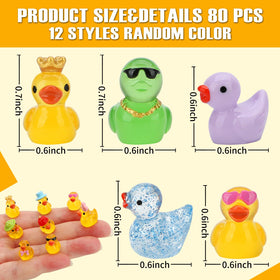 Touch Top glitter ducks sparkle in mini landscapes and crafts.