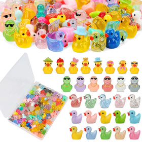 Touch Top mini ducks multicolor pack enhances fairy garden decor.
