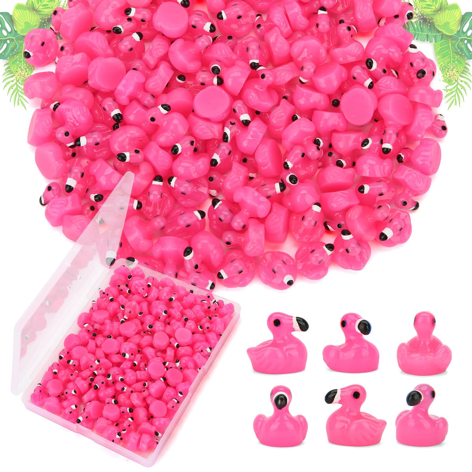 Touch Top pink mini flamingos brighten crafts and party decor.