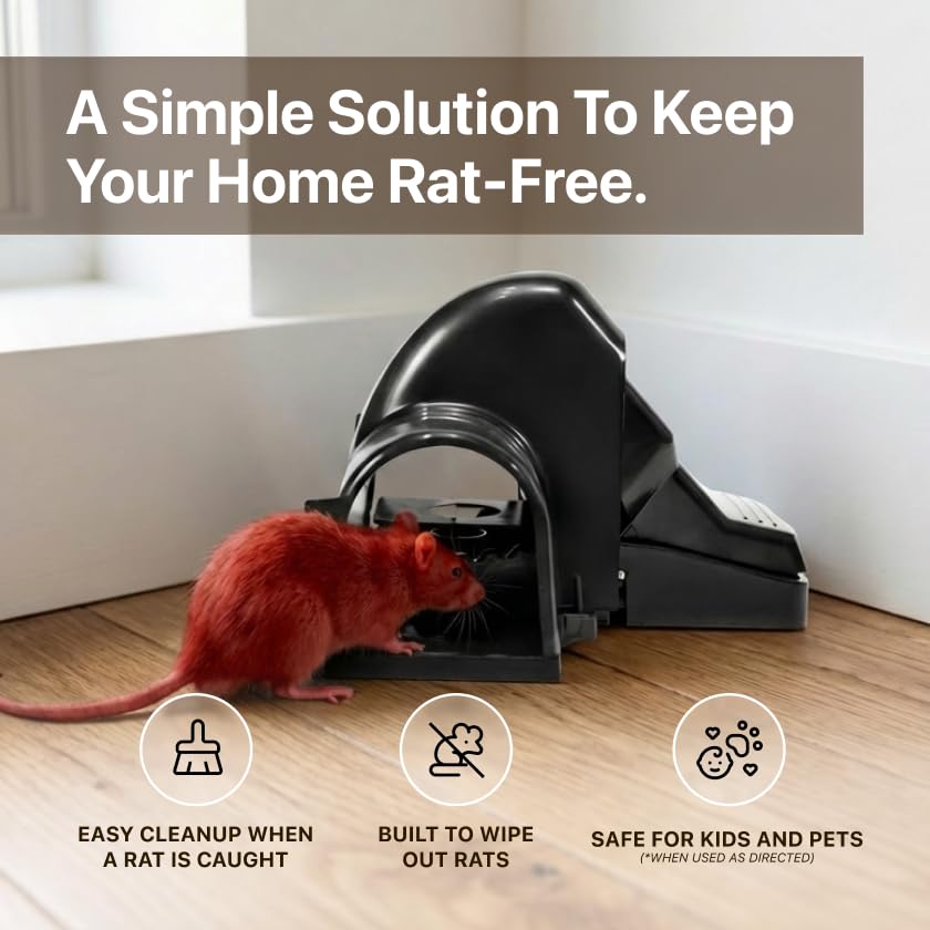 Stealth Method Guide included for trap-shy rats